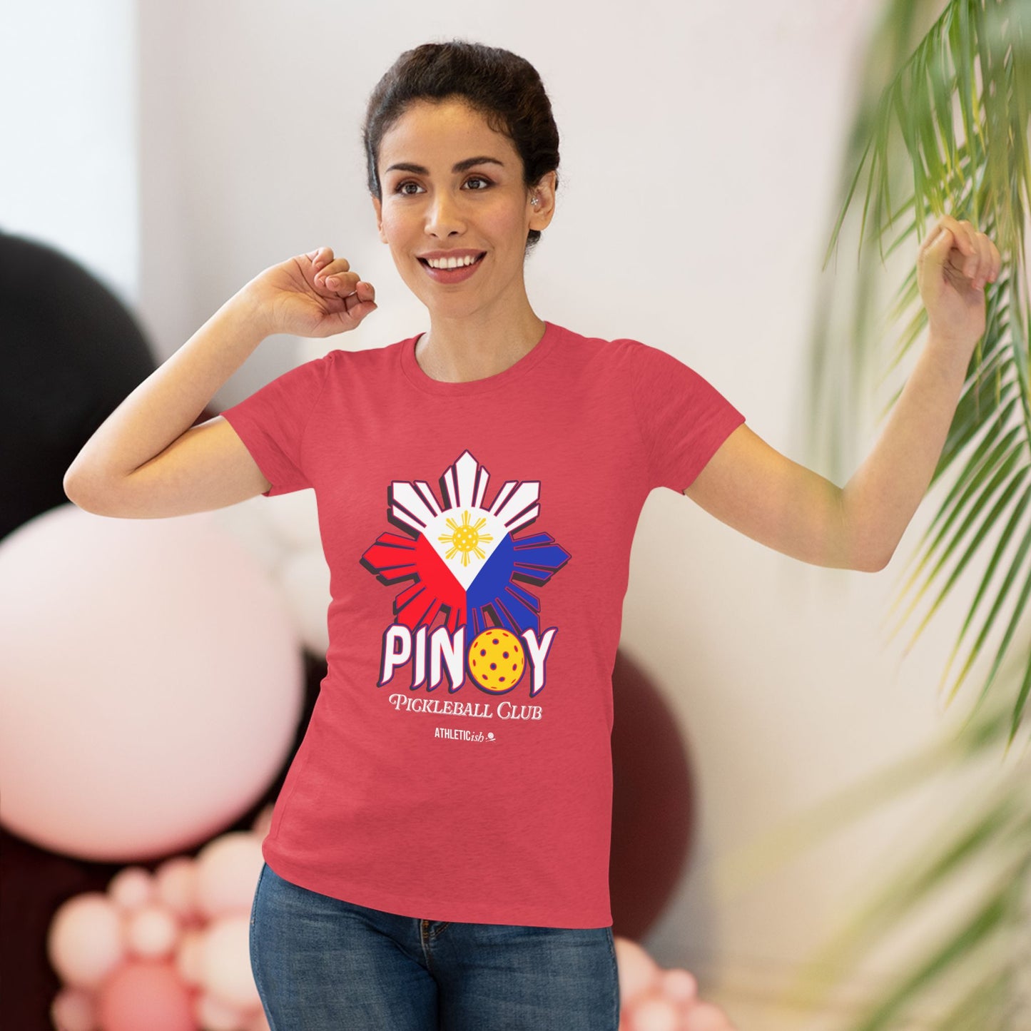 Women's Triblend Tee Filipino Picklball Shirt
