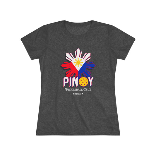 Women's Triblend Tee Filipino Picklball Shirt