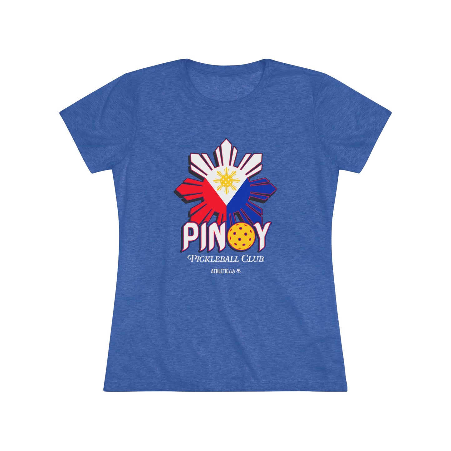 Women's Triblend Tee Filipino Picklball Shirt