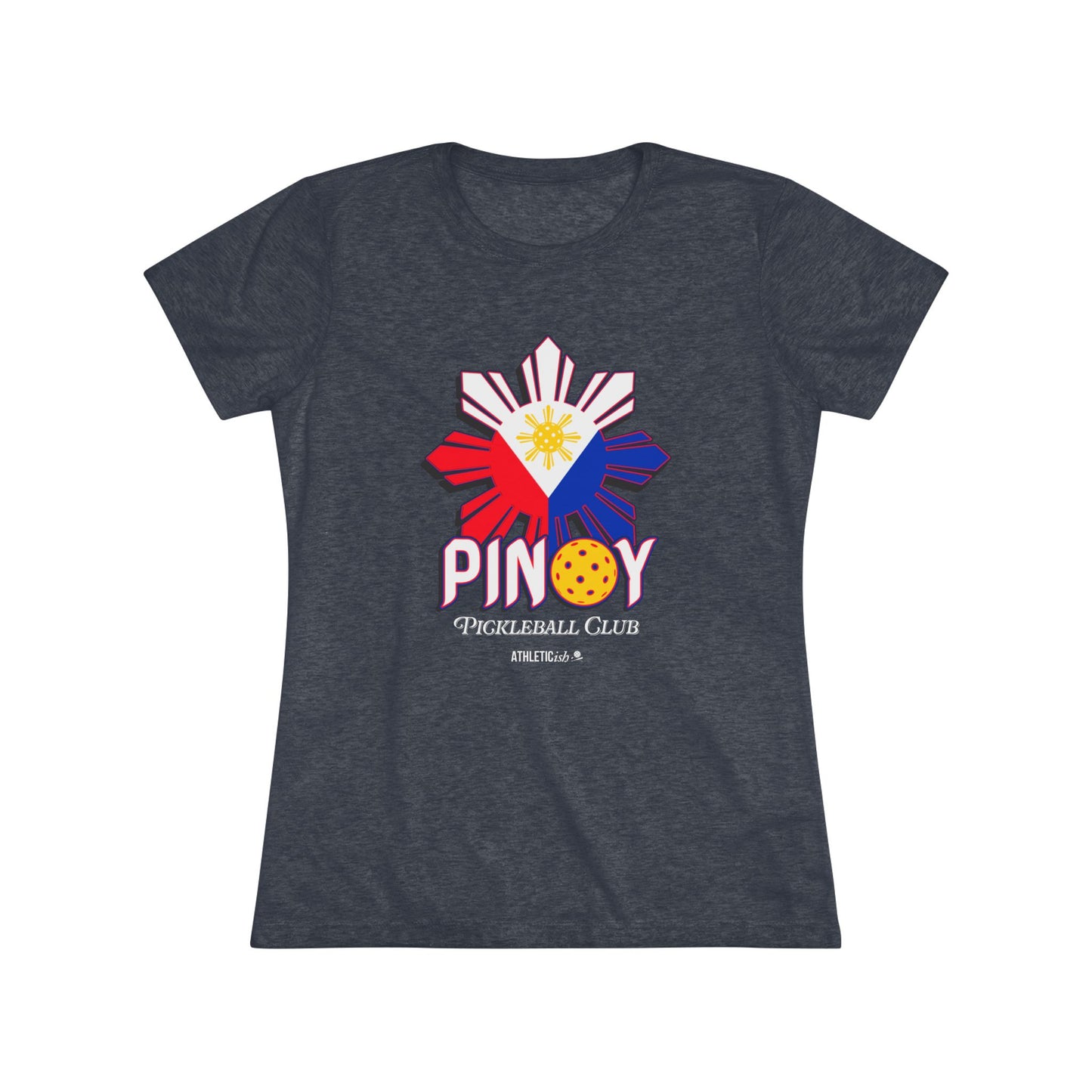 Women's Triblend Tee Filipino Picklball Shirt