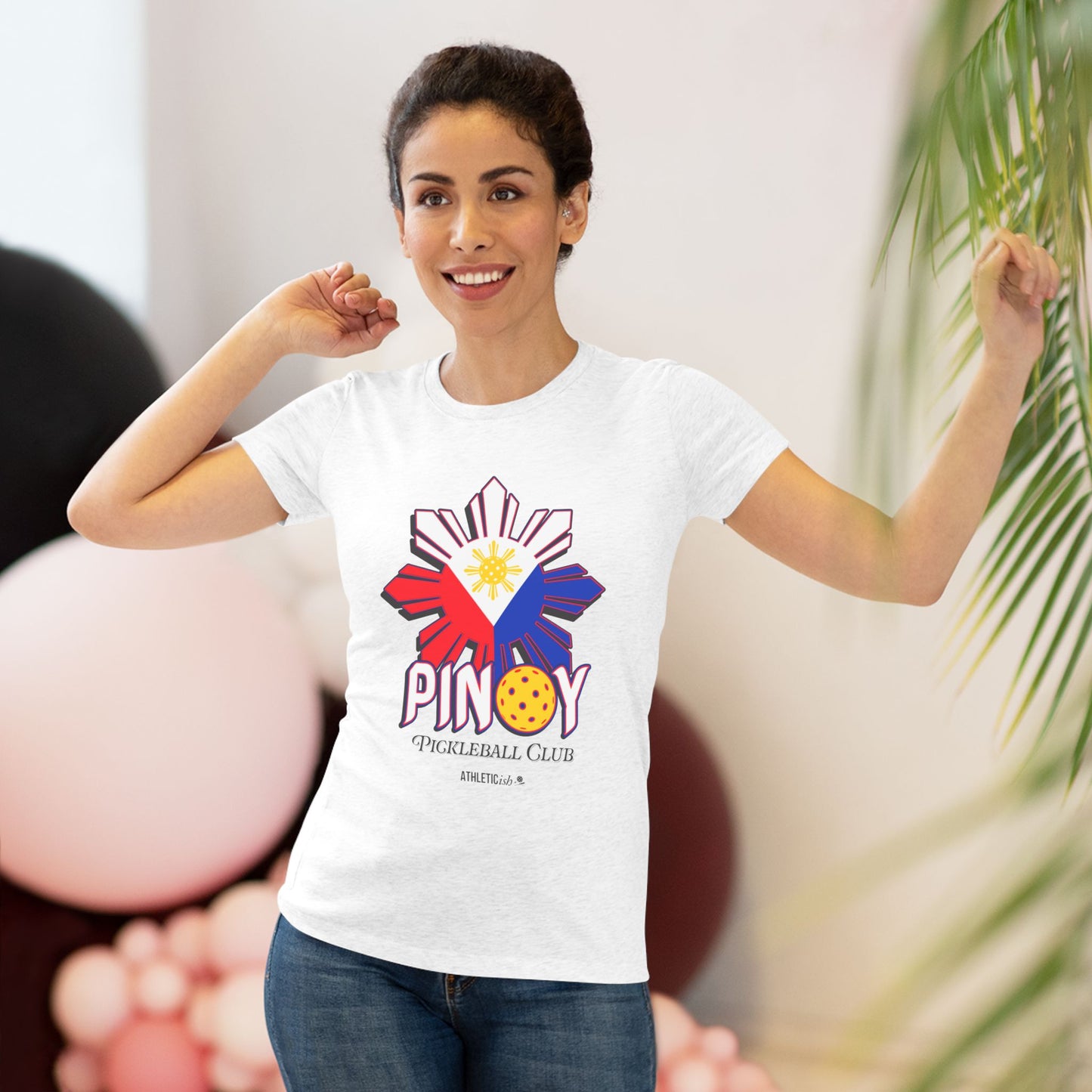 Women's Triblend Tee Filipino Picklball Shirt