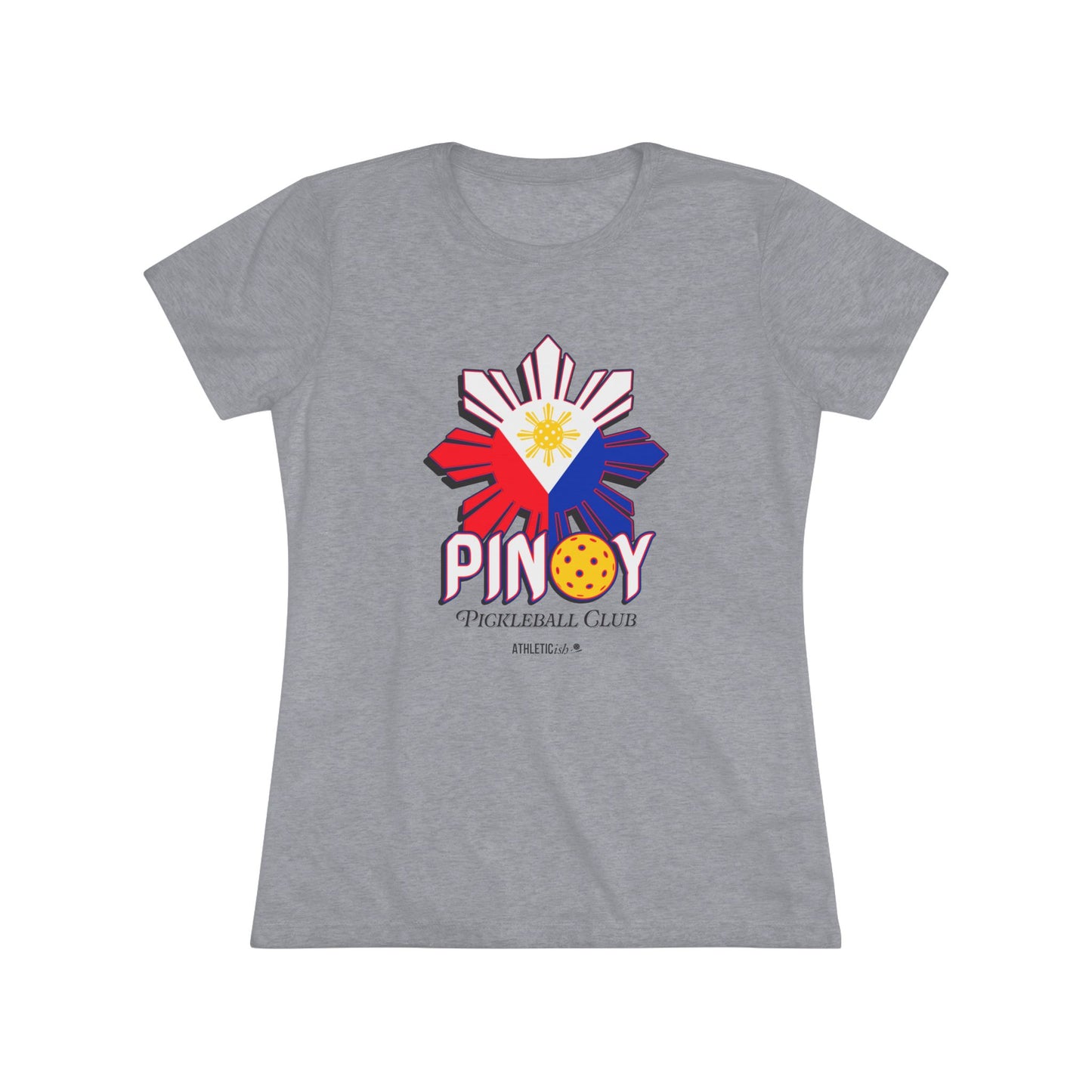Women's Triblend Tee Filipino Picklball Shirt