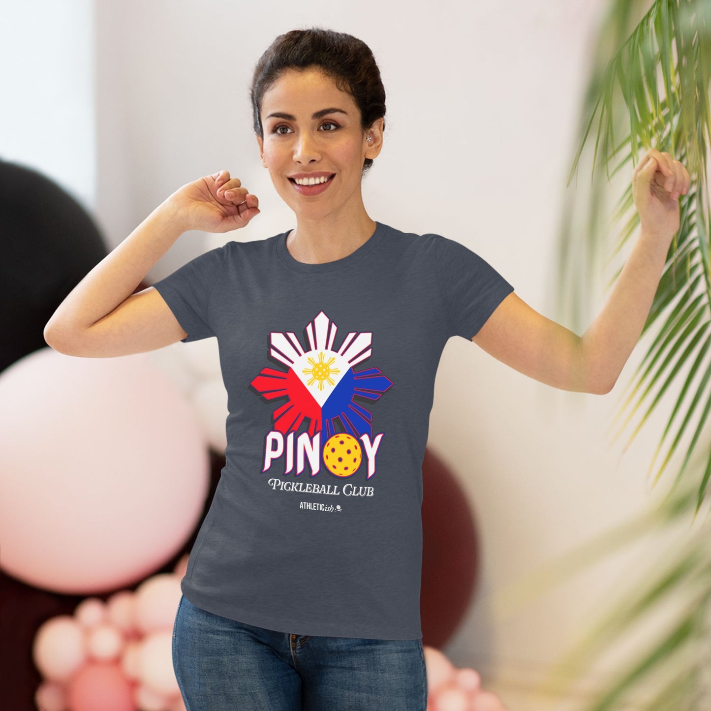 Women's Triblend Tee Filipino Picklball Shirt