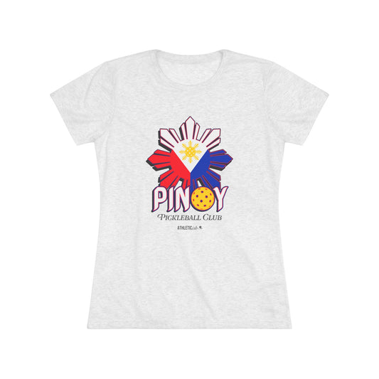 Women's Triblend Tee Filipino Picklball Shirt
