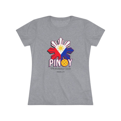 Women's Triblend Tee Filipino Picklball Shirt