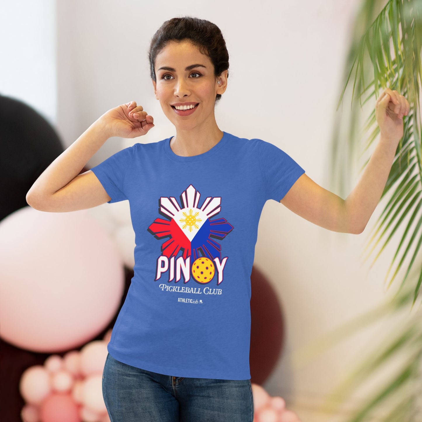 Women's Triblend Tee Filipino Picklball Shirt